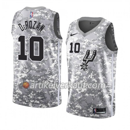 NBA San Antonio Spurs Trikot DeMar DeRozan 10 2018-19 Nike Grau Swingman - Herren